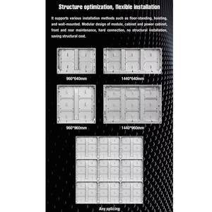 Écran LED extérieur couleur IP66 3840Hz, étanche et anti-poussière, adapté à la publicité dans les centres commerciaux - Product Image 3