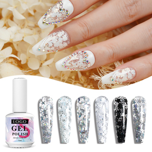 Missgel Professionnel Fournitures En Gros Glitter Couleur Gel Polonais Ensemble De En Gel UV <span class=keywords><strong>Semi</strong></span> <span class=keywords><strong>Permanent</strong></span> <span class=keywords><strong>Vernis</strong></span> Ongles - Product Image 4