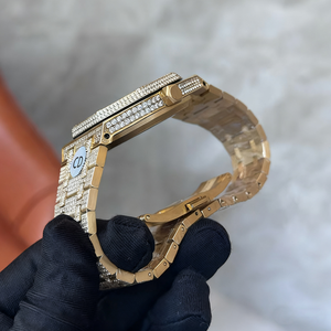 Sıcak Satış Otobüs Şeklinde Moissanit Hip Hop Saati Elmas Test Cihazından Geçti Otomatik Kurmalı - Product Image 6