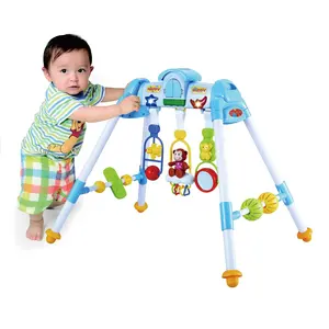 Activity Music Fitness Rack Safe Plastic Hanging Animal Toy Baby Play Gym