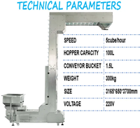Prix d'usine Z Machine de levage élévateur d'alimentation de convoyeur vertical pour l'emballage de casse-croûte/écrou