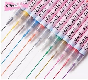 Stylo à Ongles Prix Usine en Gros, Pointe Importée Premium 0,7 mm, Stylo Nail Art Longue Durée Sûr pour le Nail Art et le Graffiti Professionnel - Product Image 2