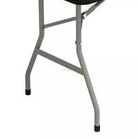 Table pliante rectangulaire portable pour camping en plein air, salle à manger et conférence, meubles ménagers en plastique pour hôpitaux