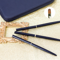 Conseils français personnalisés professionnels pur Kolinsky acrylique violet Extra Fine rose noir manucure Ultra mince Nail Art brosse Liner