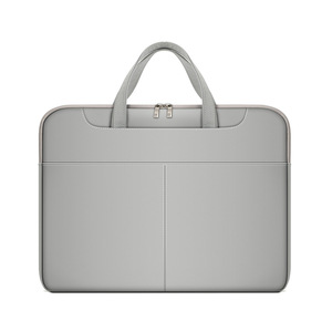 Maletín de Lona Impermeable de Lujo, Cierre de Cremallera, Estilo Casual de Negocios Unisex, Bolsa para Portátil Personalizada de Fibra de Carbono - Product Image 1