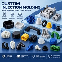 Layanan Pencetakan Cetakan Injeksi Plastik Kustom PP PC PA66 Nylon ABS PMMA, Part Plastik Otomotif, Produk Plastik