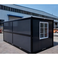 Bâtiment de bureau modulaire pliable en acier contemporain, cabines de jardin pour hôtels, hôpitaux, écoles, mini-maisons pliables modulaires