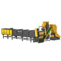 Trituradora de Tubos TerruMash con Motor para Palets y Plásticos PP/PVC/PE/ABS/PS, Potencia de 37+37 kW, 1 Año de Garantía