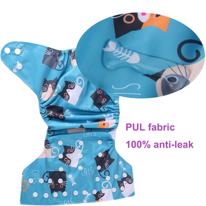 Werkseitig verstellbar 1-3 Jahre alte Baby-Stoff windeln Wasch bar Wasserdicht Wieder verwendbare Kleinkind-Schweine fleisch windeln Gedruckte Funktion - Product Image 3
