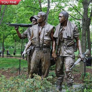 Monumento Conmemorativo a los veteranos <span class=keywords><strong>de</strong></span> bronce <span class=keywords><strong>de</strong></span> Metal tamaño soldado estatua - Product Image 2