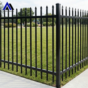 Recinzione in Acciaio Ornamentale e <span class=keywords><strong>Cancello</strong></span> Scorrevole Shengxiang di Facile Montaggio, Pannello Tubolare per Recinzioni da Giardino e Commerciali - Product Image 1