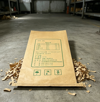 Sac composite en papier kraft et plastique laminé, résistant à l'humidité, pour l'exportation de résine PVC, ciment, aliments pour animaux, graines, céréales et engrais - Vente en gros à prix abordable
