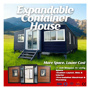 Rumah Kontainer yang Dapat Diperluas dengan Kamar Mandi dari Produsen China, Rumah Kontainer Modular Lipat untuk Hunian - Product Image 1