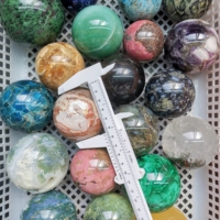 Gros Pierre Naturelle Spirituelle Cristal Améthyste Boule Polie Quartz Rose Sphère Mixte pour la Décoration de Guérison