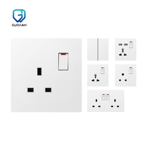T56 Acrylic Nigeria Kenya Malaysia Hot Bán cao cấp Anh điện tường thiết bị chuyển mạch và ổ cắm - Product Image 3