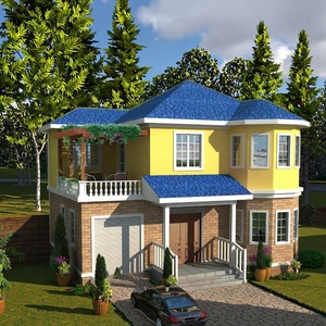 Villa moderna dell'acciaio leggero nel nuovo sviluppo e nella casa d'acciaio leggera di modo unico della Villa, gabinetto e ville Delicate del paese - Product Image 2