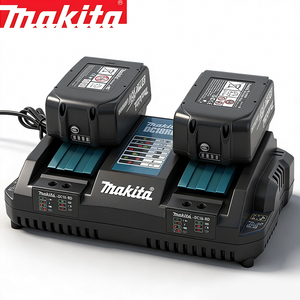 <span class=keywords><strong>Chargeur</strong></span> rapide double port <span class=keywords><strong>MAKITA</strong></span> 18V Lithium-Ion <span class=keywords><strong>DC18RD</strong></span> - Product Image 4