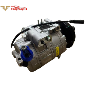 Nouveau <span class=keywords><strong>compresseur</strong></span> de climatisation pour VW <span class=keywords><strong>T5</strong></span> Touareg <span class=keywords><strong>Transporter</strong></span> Phaeton Multivan OE 3D0820805B/E/G/Q 7H0820805C 12V Respectueux de l'environnement R134a - Product Image 2