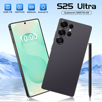 Teléfono Móvil Global Dual SIM Dual Standby S25Ultra con Sistema Android, Smartphone Inteligente 4G con Doble SIM, WiFi, GPS y Google