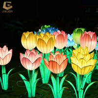Linterna de flores de tulipán de: decoración de festivales chinos para fiestas de Navidad, San Valentín y jardín