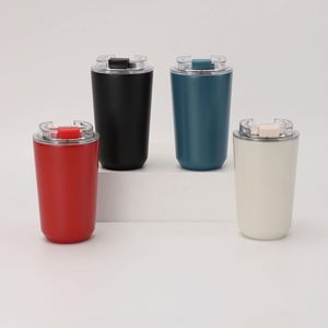 Nuevo Vaso Térmico de Acero Inoxidable de Doble Pared de 280ml/380ml, Vaso Portátil para Coche, para Café y Cerveza, Diseño Simple, Venta al Por Mayor - Product Image 1