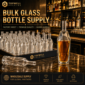 Botella <span class=keywords><strong>de</strong></span> Licor <span class=keywords><strong>de</strong></span> Vidrio <span class=keywords><strong>de</strong></span> Alta Calidad con Facetas en <span class=keywords><strong>Forma</strong></span> <span class=keywords><strong>de</strong></span> Rombo, Botella Vacía para Whisky, Brandy, <span class=keywords><strong>Vodka</strong></span>, Sellada, con Fondo Grueso, Venta al Por Mayor - Product Image 3
