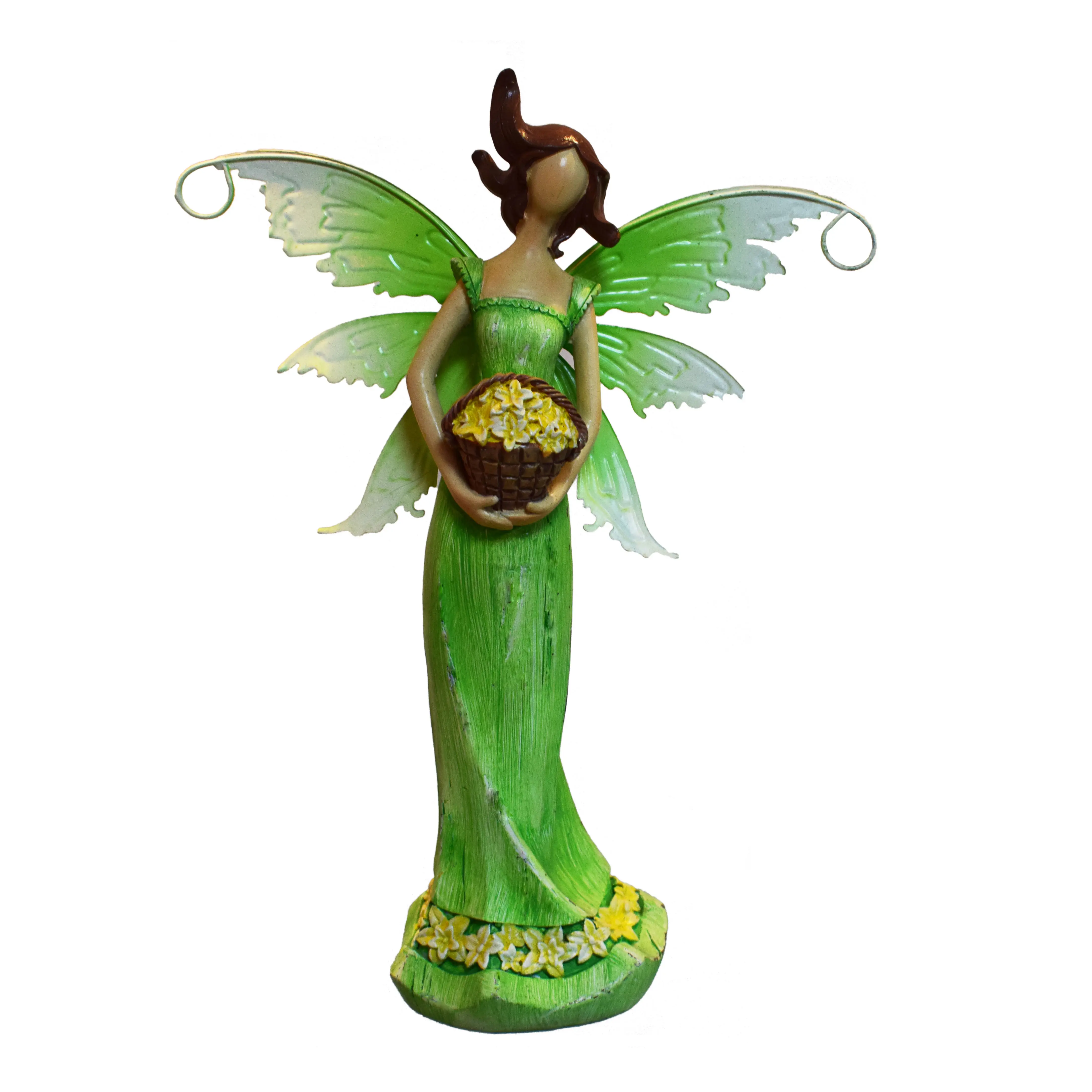 妖精ガーデンキット樹脂製品ポリ樹脂装飾供給クラフト彫刻家の装飾ギフト妖精女の子置物妖精