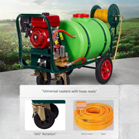 Pulvérisateur agricole électrique à essence haute pression 100L/160L, type chariot, pompe haute productivité pour l'arrosage des fermes