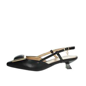 Ferre' Women's Slingback <b>Pumps</b> F-212 White Heel Fashion Shoes - Product Image 1