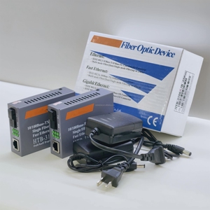 HTB-3100AB ตัวแปลงสัญญาณไฟเบอร์ 100Mbps - ระยะ 25 กม. โหมดเดี่ยว, 10/100Base-TX เป็น SFP, รองรับไฟเบอร์เดี่ยว - Product Image 1