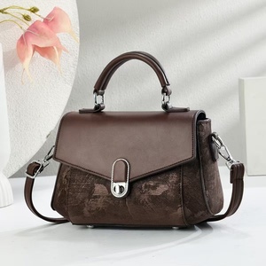 Sac à bandoulière pour <span class=keywords><strong>femme</strong></span> <span class=keywords><strong>de</strong></span> style influenceur, petit sac coréen avec fermeture éclair et doublure en polyester pour tenues quotidiennes - Product Image 1