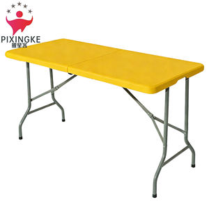 Ensemble de <span class=keywords><strong>table</strong></span> et chaises rectangulaires en plastique blanc pliables et robustes pour 10 <span class=keywords><strong>personnes</strong></span>, idéal pour les fêtes de jardin (6ft, 8ft) - Product Image 2
