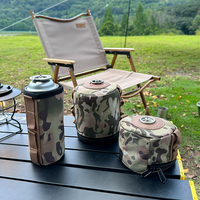 Housse de protection pour cartouche de gaz de camping en plein air, support pour rouleau de papier absorbant, sac de rangement pour réchaud de camping, pochette organisatrice pour bouteille de gaz, sac pour bouteille de gaz