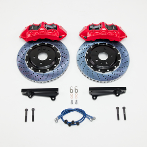 NAINEIL 调校刹车系统 GT6 <span class=keywords><strong>6</strong></span> 活塞刹车卡钳套件 <span class=keywords><strong>6</strong></span> 活塞大刹车套件适用于大众高尔夫 <span class=keywords><strong>7</strong></span> GTI MK7 R - Product Image 1