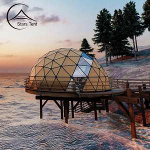 Camping Transparent Glamping Igloo Tente Dôme Avec Salle De Bains - Product Image 1
