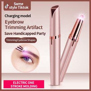 Mini Depiladora <span class=keywords><strong>Eléctrica</strong></span> Portátil, Depilación Indolora para Cejas y Rostro, Afeitadora para Mujeres, Recortadora <span class=keywords><strong>de</strong></span> Vello Nasal, Uso en el Automóvil - Product Image 5