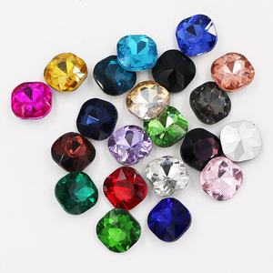 Prix d'usine Forme carrée Pointback Verre Couleur Strass pour Chaussures - Product Image 2