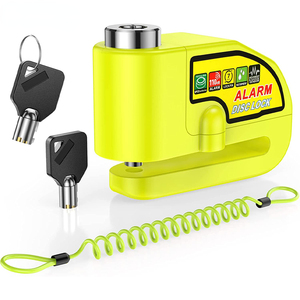 OEM Stahl Fahrrads cheibe Brems schloss <span class=keywords><strong>Alarm</strong></span> Fahrrad Sicherheits system Zubehör für Elektromotor rad Roller MTB - Product Image 1