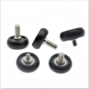 Thuyền chèo ghế bánh xe ren vít trục hình cầu con lăn Nylon sheaves POM nhựa tráng ròng rọc ngăn kéo hiển thị tủ con lăn - Product Image 2