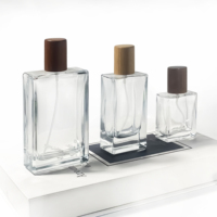 Boîte d'emballage de cosmétiques de style ins Bouteille vide de parfum Bouteille d'huile d'olive de 30ml 50ml 100ml Vaporisateur de verre Bouteilles de parfum de luxe