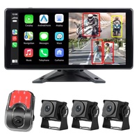 10.36 inci Ultra HD 4K Perekam Video Layar Sentuh Ponsel Mirror Link Apple Carplay Android Auto Dash Cam Monitor 1 Tahun