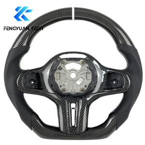 <span class=keywords><strong>Volante</strong></span> de Cuero y Fibra de Carbono Forjado Personalizado para <span class=keywords><strong>BMW</strong></span> Serie CS G M F 2 3 4 5 6 Supra G20 F20 E92 F30 F32 E87 E91 - Product Image 3