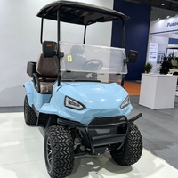 Nouvelle voiturette de golf électrique 4 places, batterie lithium 48V, vitesse de 30 km/h et autonomie de 70-90 km, pour les terrains de golf et les excursions