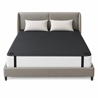 Drap de lit en cuir PU pleine grandeur, drap de mise à la terre conducteur antistatique pour le sommeil et l'usage domestique, fourniture OEM/ODM