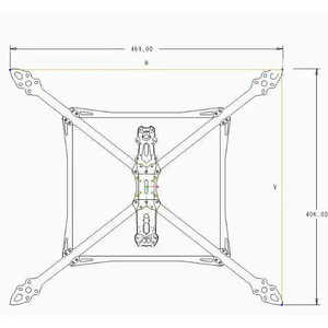 MARK4 13-Inch V2 Carbon Fiber <b>Drone</b> Frame 2mm PC Material FPV Racing Quadcopter Accessory Arm <b>Sports</b> <b>Drones</b> RC Accessories - Product Image 2