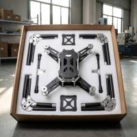 Service de fabrication sur mesure par usinage CNC de châssis de drone, bras de drone pliable, support de moteur, multirotor, photographie, FPV, course, en fibre de carbone