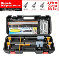 Kit de mortaiseuse manuelle DIY OEM pour portes en bois, ouvre-trou de serrure, tête de perçage 16-24mm