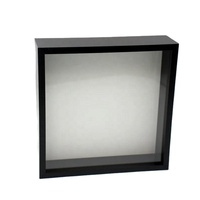 Vente en gros de boîte à photo en MDF cadre de boîte à spécimens d'ombre en 3D