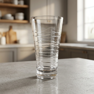 EL CB-1100H 20oz BPA Free Plastic Acrylic Highball Glass Classic Style Camping Use - Product Image 2