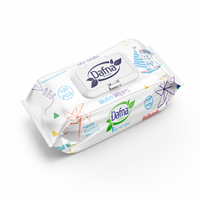 Lingettes humides pour bébé en bambou biologique de qualité supérieure, économiques, 120 feuilles, paquet blanc, douces, jetables, nettoyantes pour les voyages, soins pour bébé, 80 pièces